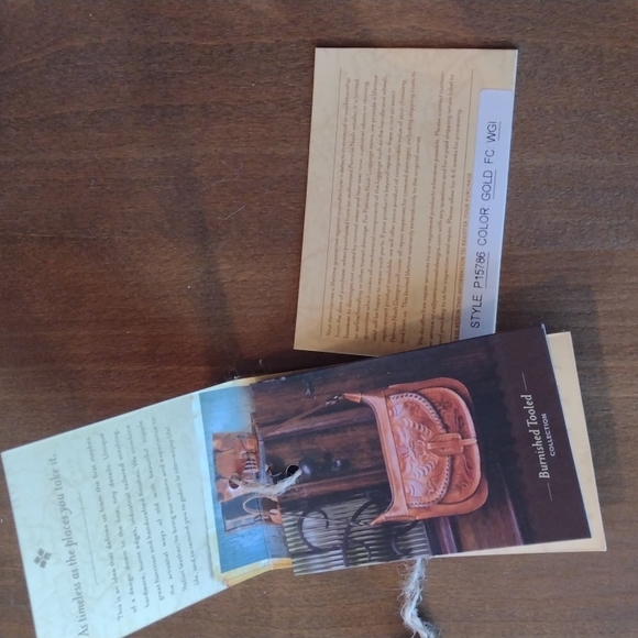 EUC Patricia Nash Burnished Tool Collection Satchel - Picture 10 of 14